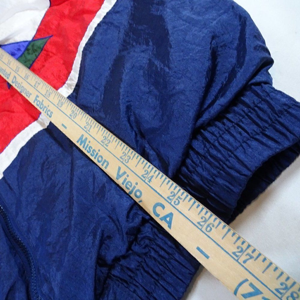 Vintage 90s MacGregor Colorful Full Zip Jacket with Pockets Size L - Picture 8 of 8